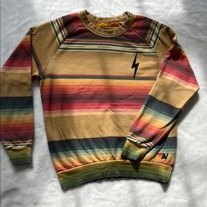 Aviator nation Aztec Striped Sweater
